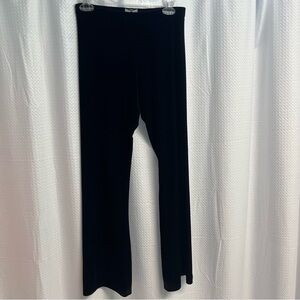 525 America Black Velour Velvet Flared Pull on pant Small Whimsigoth 
USA